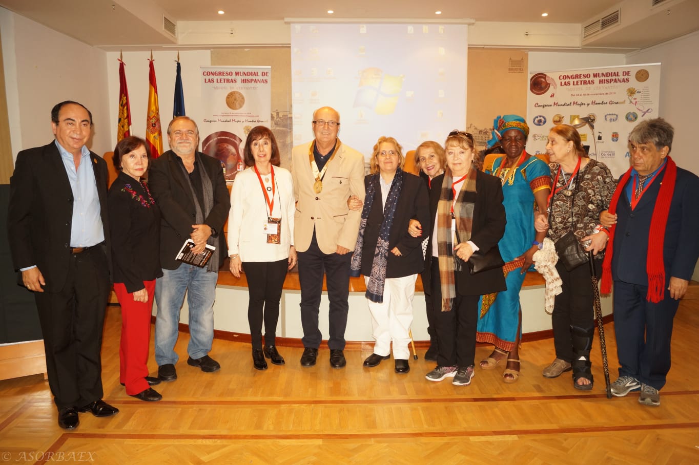 Participación y reconocimiento al escritor Miguel Romero en el Congreso Mundial de las Letras Hispanas celebrado en Toledo los días 6 al 10 de este mes de noviembre.